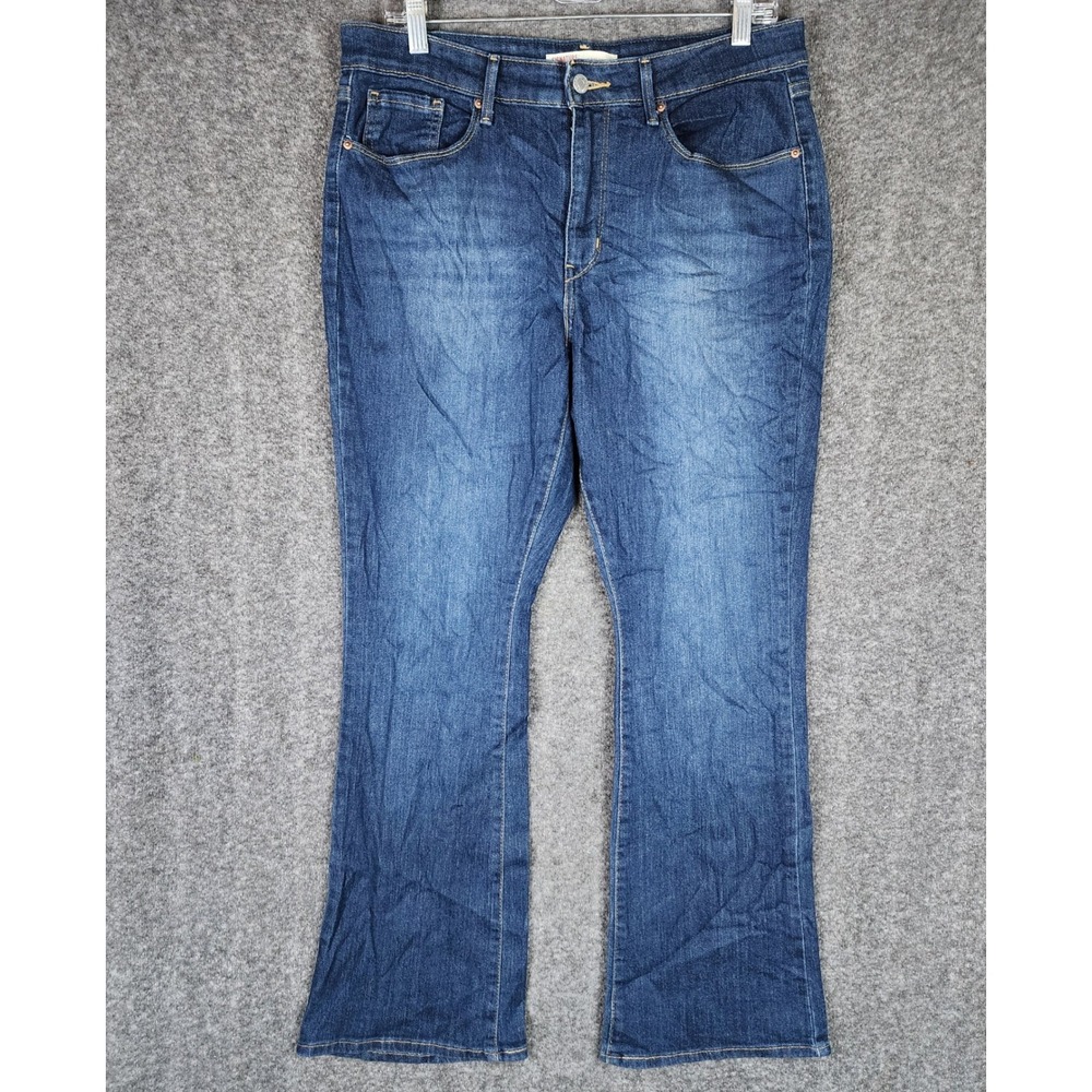 Signature by Levi Strauss & Co. Jeans Womens 12S Mid-Rise Bootcut Blue EUC